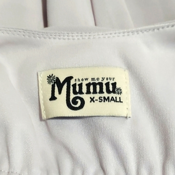 Show Me Your Mumu Caitlin Ruffle Maxi Dress Lavender Purple Size XS - Picture 13 of 14